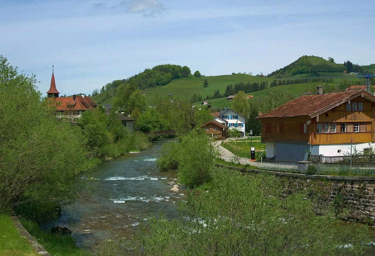 Vue du canton de Appenzell Rh.-Int.